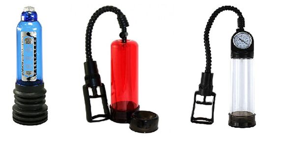 增加阴茎尺寸的不同类型的泵