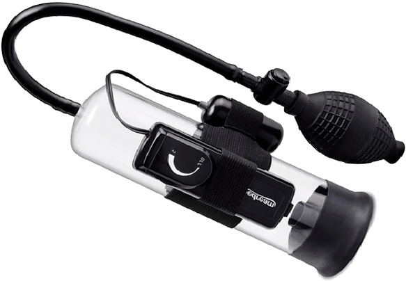 带振动器的真空泵可增加阴茎尺寸和快感