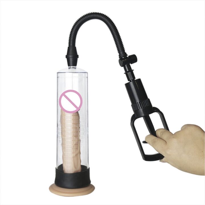 带手动泵的真空泵有助于增加阴茎尺寸